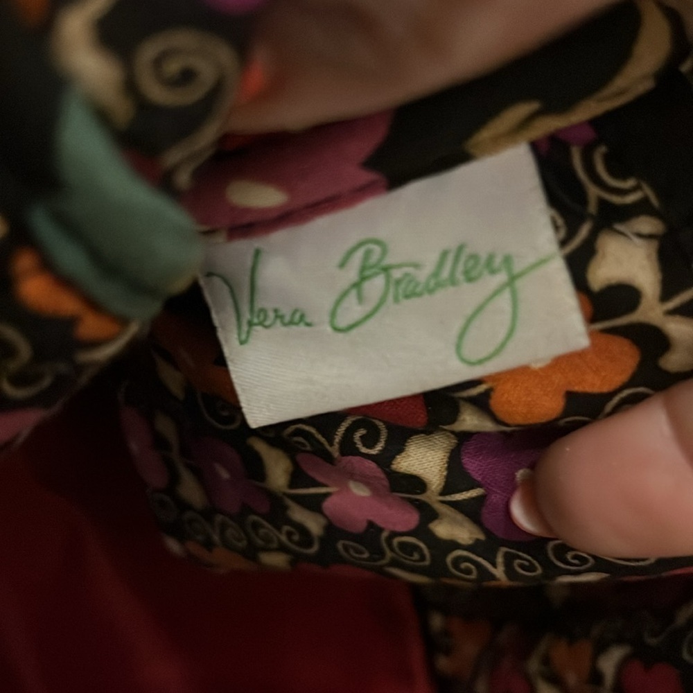 Vera Bradley Suzani Holiday Tote Floral Quilted Retired - Picture 6 of 9
